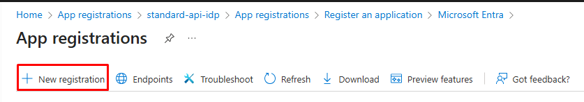 App registration